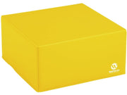 Square Pouffe Basic - Yellow, 12.6"H