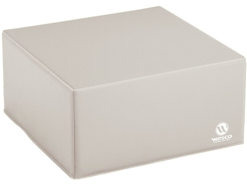 Square Pouffe Basic - Ivory, 9.8"H
