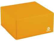 Square Pouffe Basic - Light Orange, 6.7"H