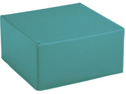 Square Pouffe Basic - Teal, 12.6"H