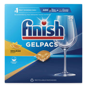 Finish All-n-1 Detergent Gelpacs - 1.3 fl oz (0 quart) - Orange Scent - Orange - 54 / Box