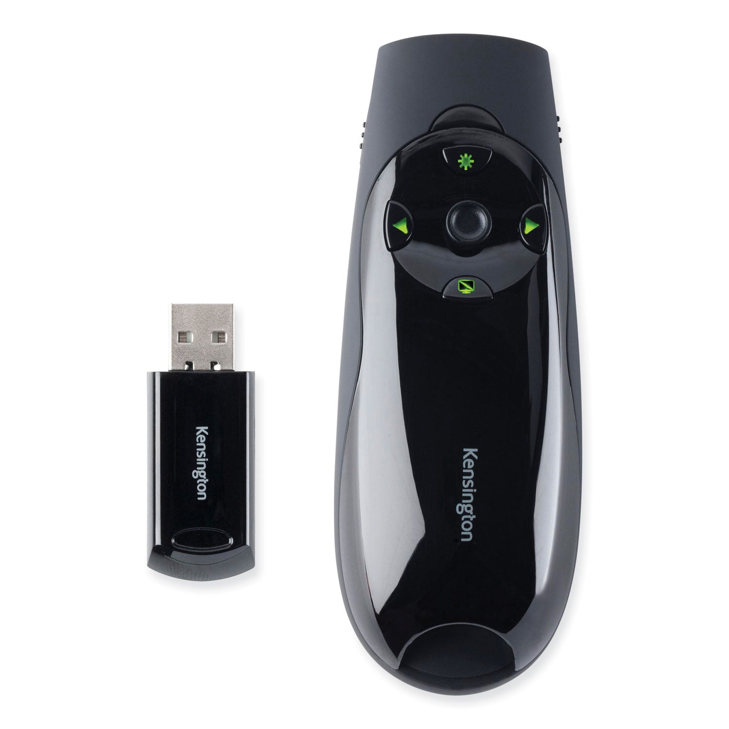 Laser - Wireless - 164.04 ft - Radio Frequency - 2.40 GHz - Black - USB - 4 Button(s) - 1 Each