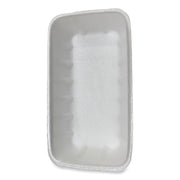 Meat Trays, #10K, 10.75 x 5.95 x 1.87, White, Foam, 250/Carton
