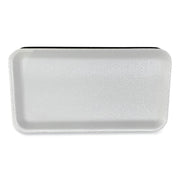 Meat Trays, #10S, 10.93 x 5.75 x 0.63, White, Foam, 500/Carton