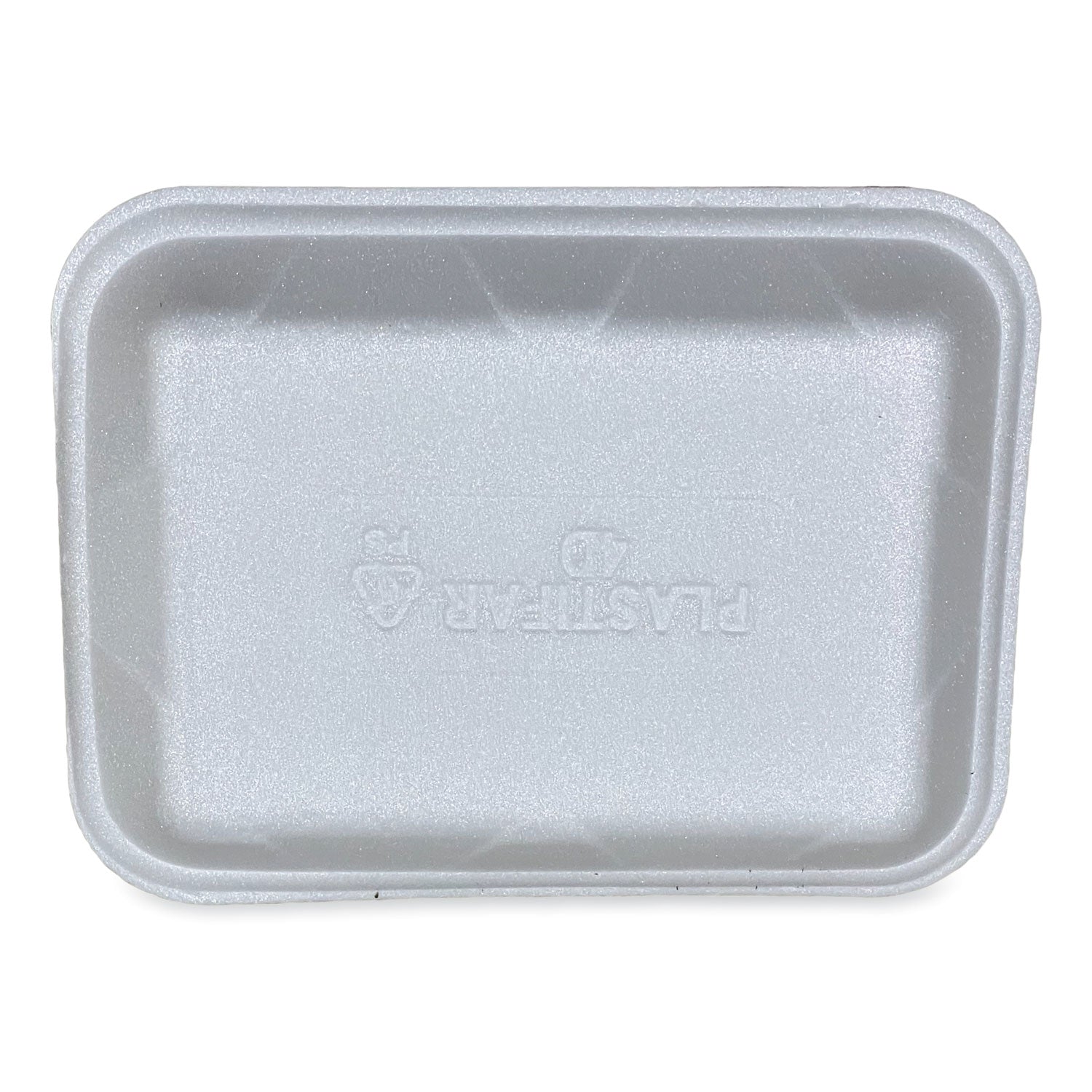 Meat Trays, #4D, 9.47 x 7.12 x 1.32, White, Foam, 500/Carton