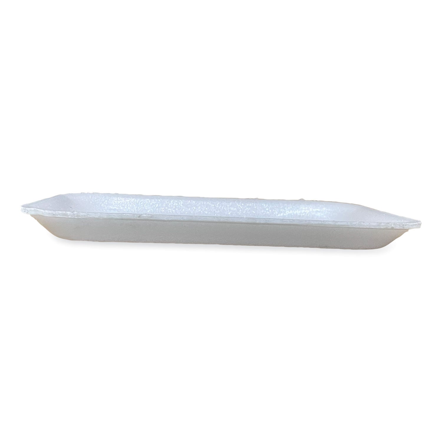 Meat Trays, #2S, 8.5 x 6 x 0.7, White, Foam, 500/Carton