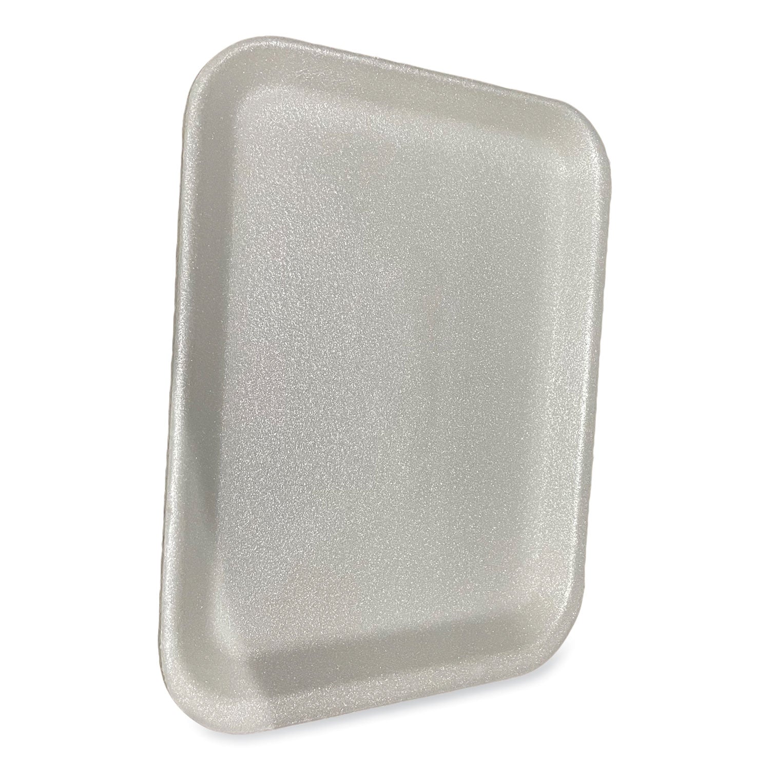 Meat Trays, #4S, 9.5 x 7.25 x 0.5, White, Foam, 500/Carton