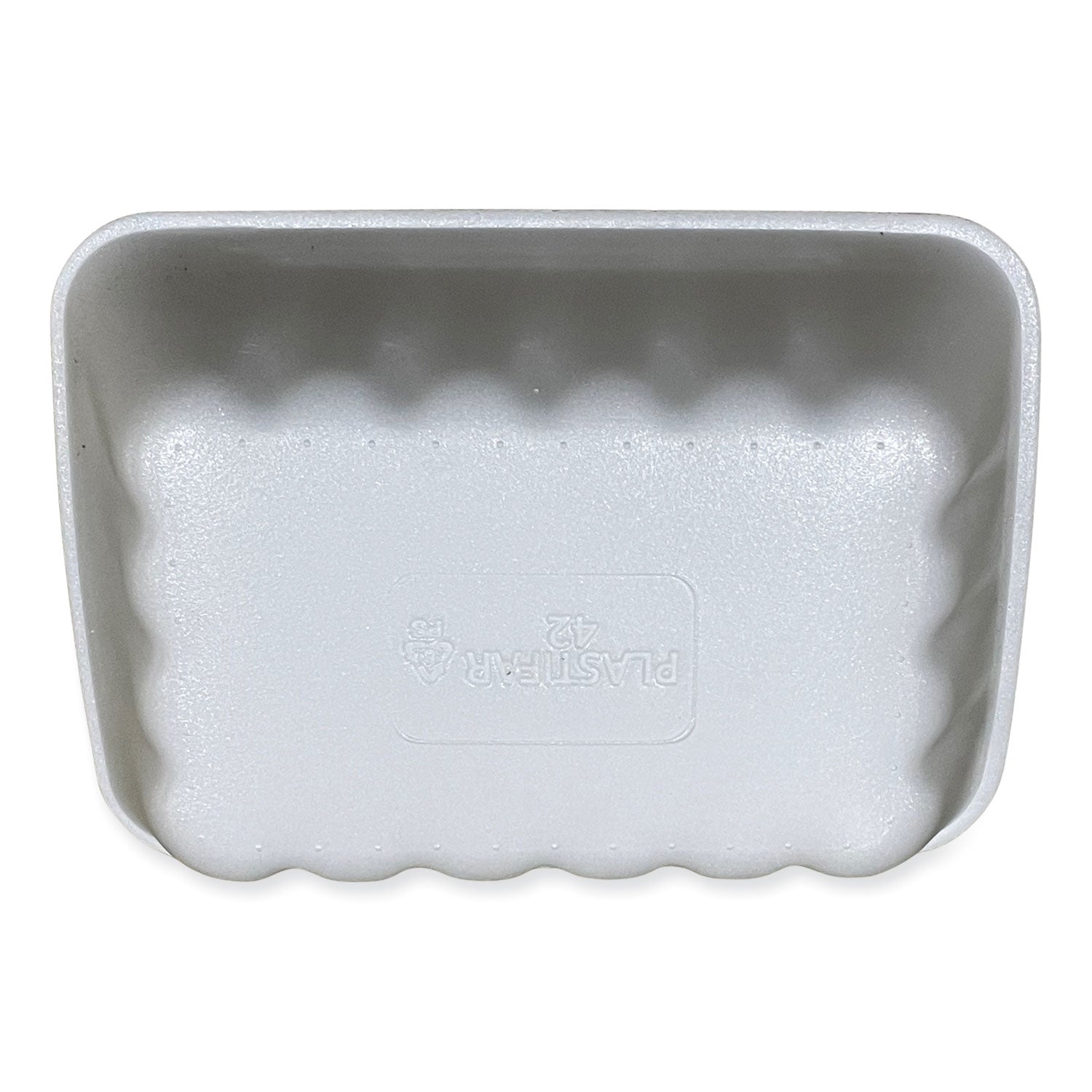 Meat Trays, #42K, 8.75 x 6.32 x 2.25, White, Foam, 252/Carton