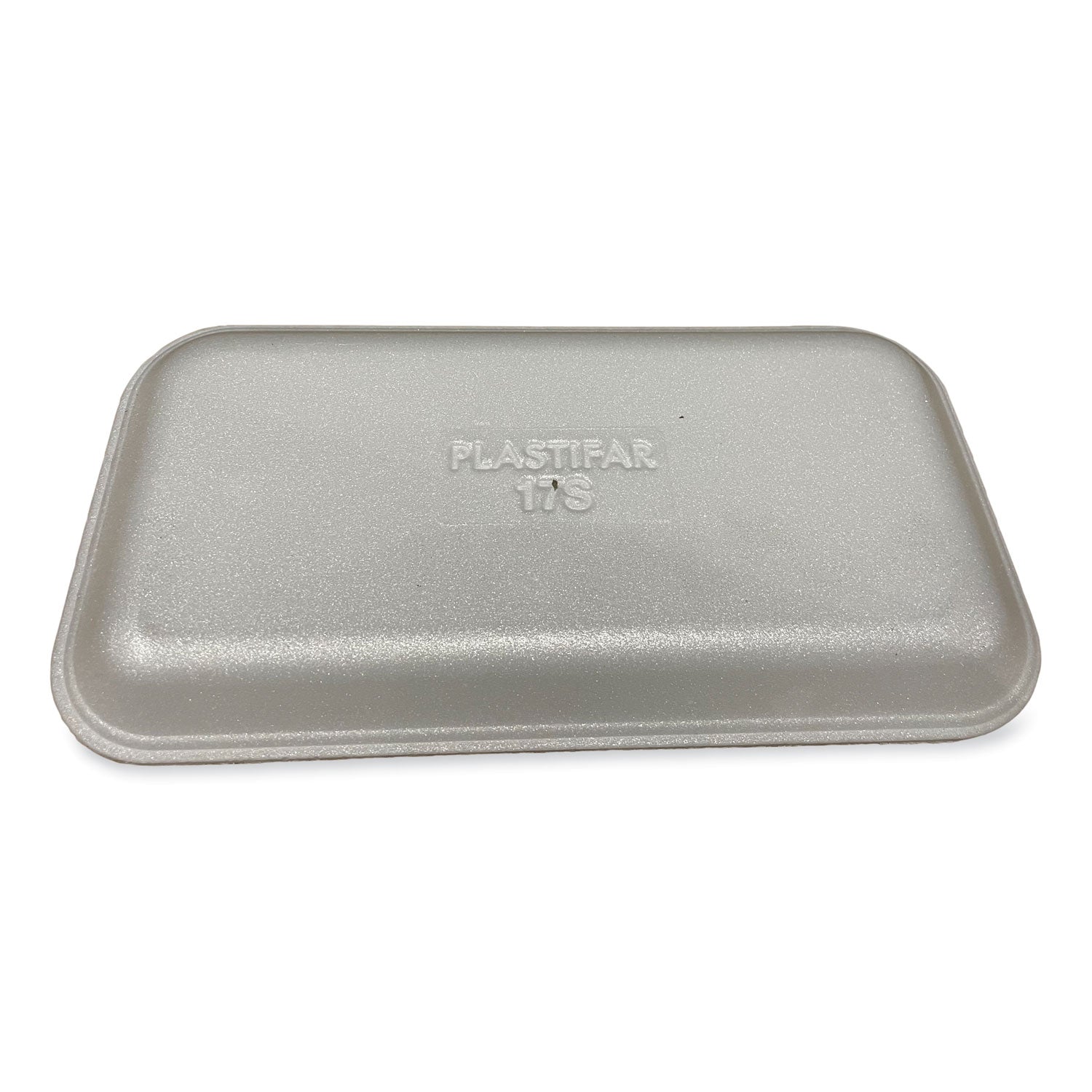 Meat Trays, #17S, 8.5 x 4.69 x 0.64, White, Foam, 500/Carton
