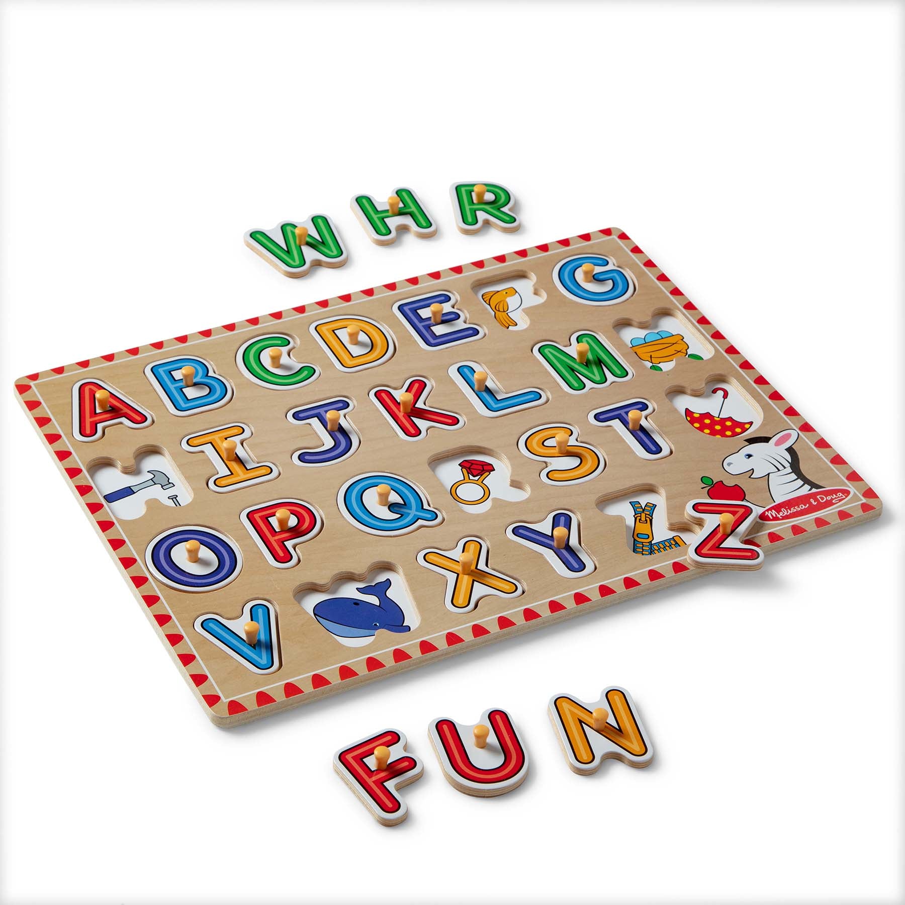 See-Inside Alphabet Peg Puzzle - 26 Pieces