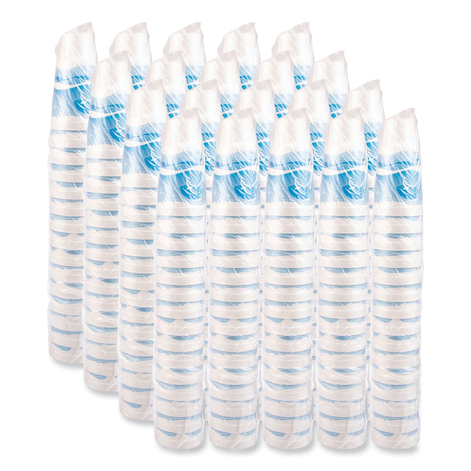1.38 quart - Ocean Blue - Foam - Coffee, Soft Drink, Juice, Tea, Water, Hot Drink, Cold Drink - 15/Pack - 20 / Carton