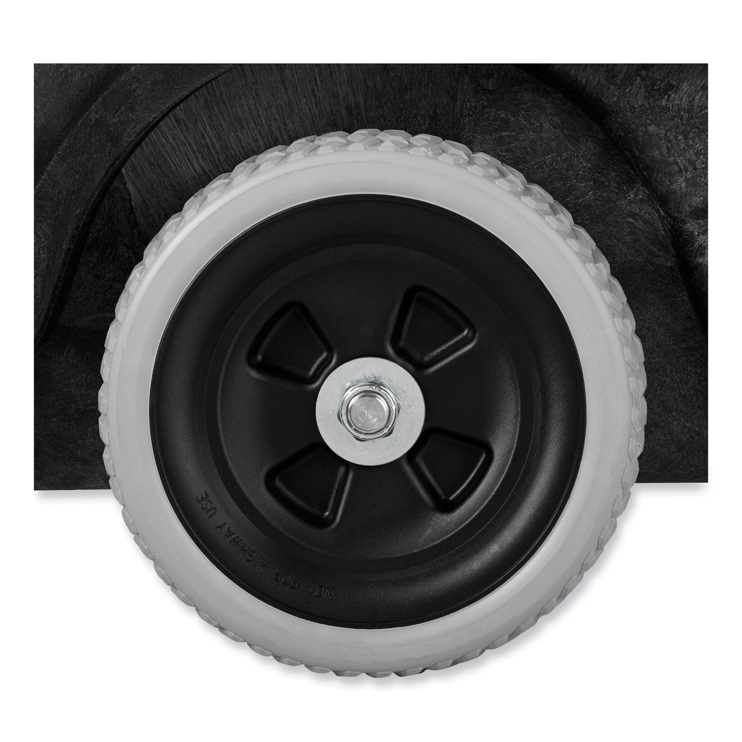 0.75 cu yd Structural Foam Tilt Truck, 600 lb Capacity, Black