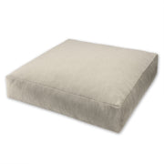 Jaxx Brio Large Décor Floor Pillow/Meditation Yoga Cushion, Plush Microvelvet, Ivory