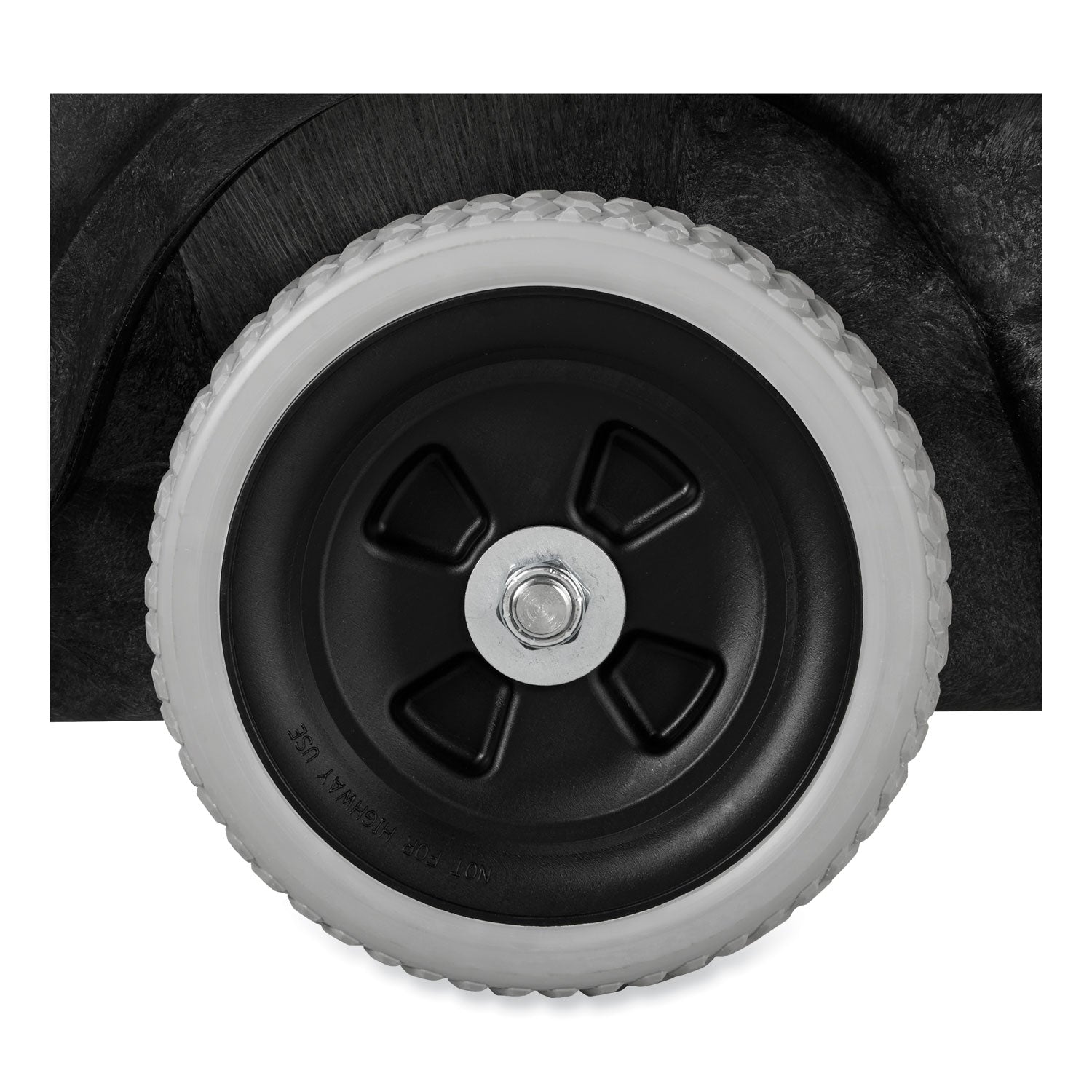 0.5 cu yd Structural Foam Tilt Truck, Utility Duty, 450 lb Capacity, Black