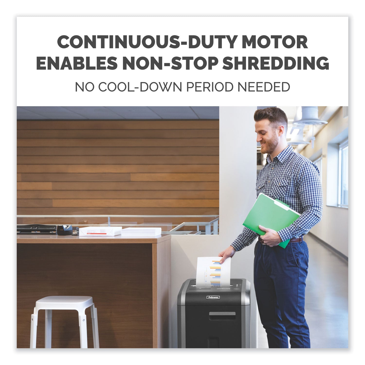 Continuous Shredder - Cross Cut - 22 Per Pass - for shredding Staples, Credit Card, CD, DVD, Paper Clip, Junk Mail, Paper - 0.156" x 1.500" Shred Size - P-4 - 14 ft/min - 9.50" Throat - 16 gal Wastebin Capacity - Black, Dark Silver