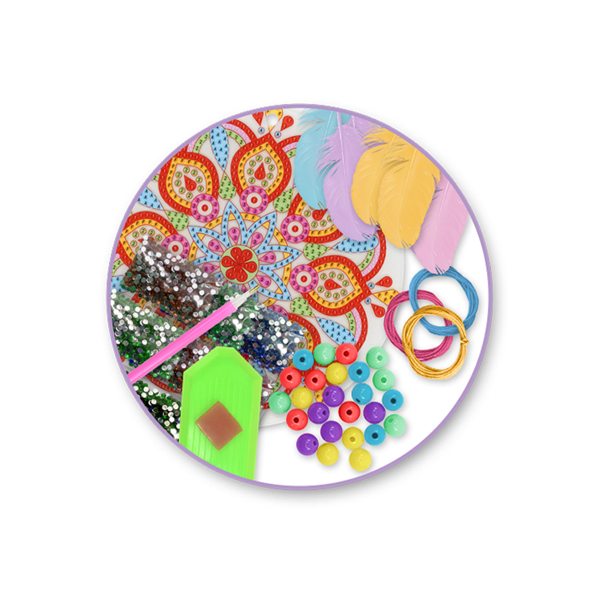 DIAMOND PAINTING DREAM CATCHER KIT