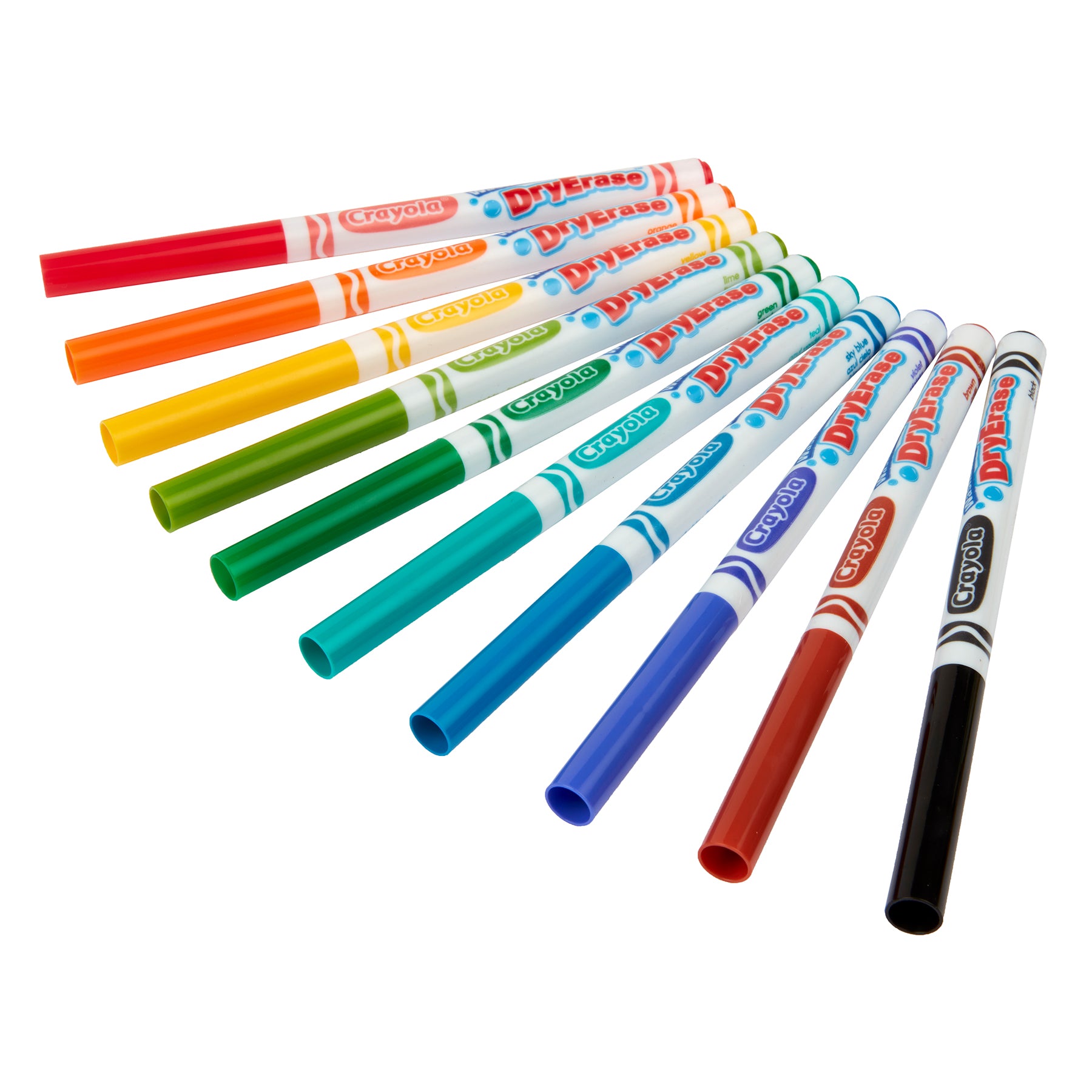 Washable Slim Dry Erase Markers, 10 Count