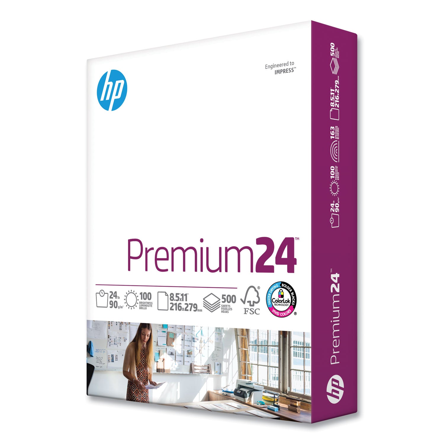 HP Papers Premium Paper - 1 Ream - White