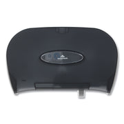Pull Out Dispenser - 2 x Roll - 8.6" Height x 13.6" Width x 5.7" Depth - Smoke Gray - 1 Each
