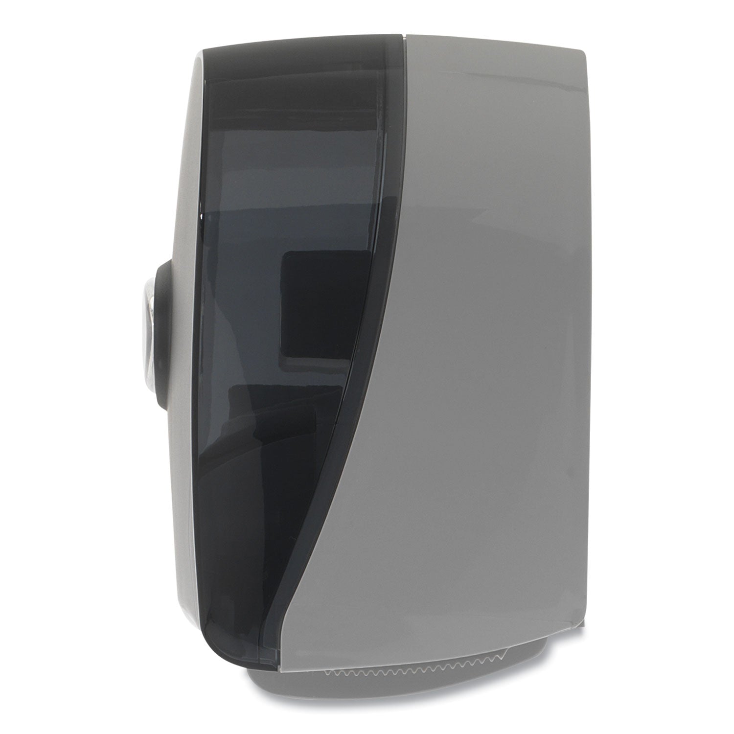 Pull Out Dispenser - 2 x Roll - 8.6" Height x 13.6" Width x 5.7" Depth - Smoke Gray - 1 Each