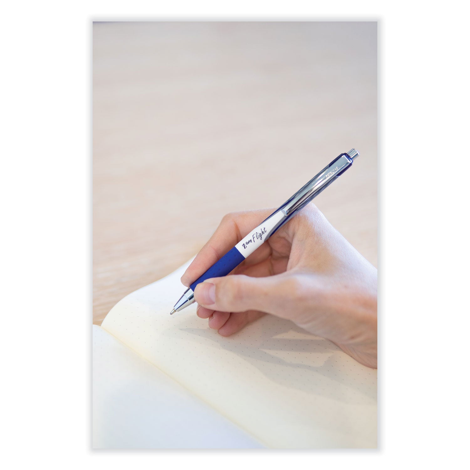 Z-Grip® Flight Retractable Ballpoint Pens, Blue, Dozen