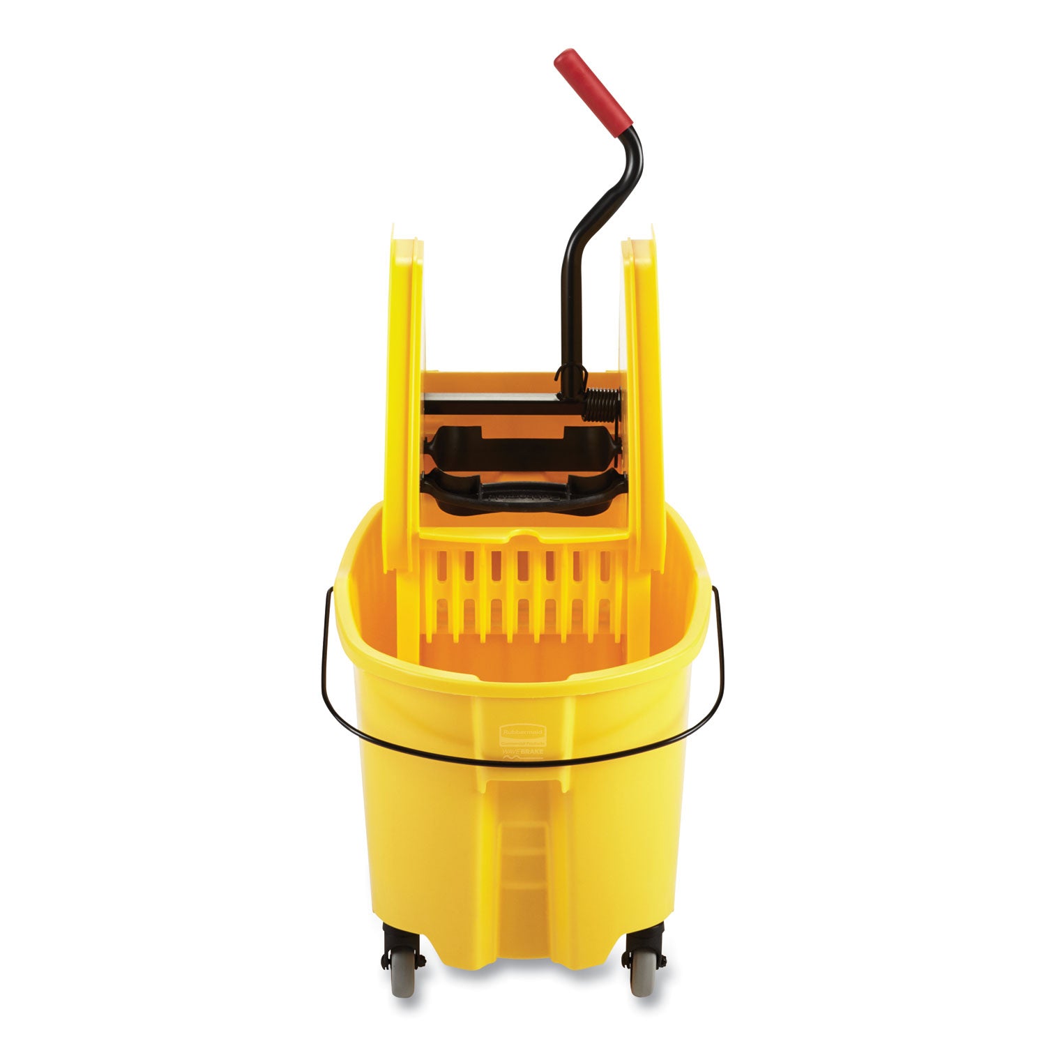 Wavebrake 2.0 Bucket/wringer Combos, Down-Press, 35 Qt, Plastic, Yellow