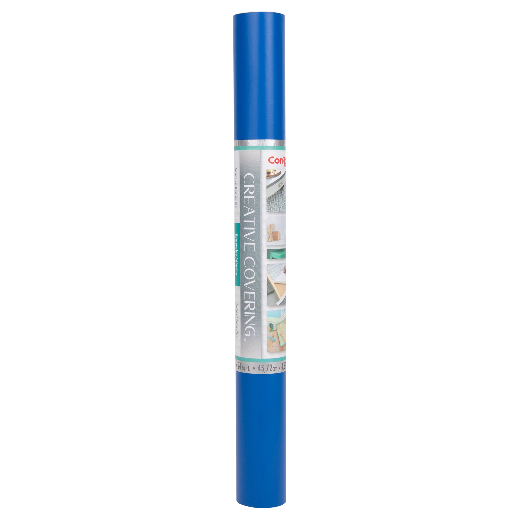 Creative Covering™ Adhesive Covering, Royal Blue, 18" x 16 ft
