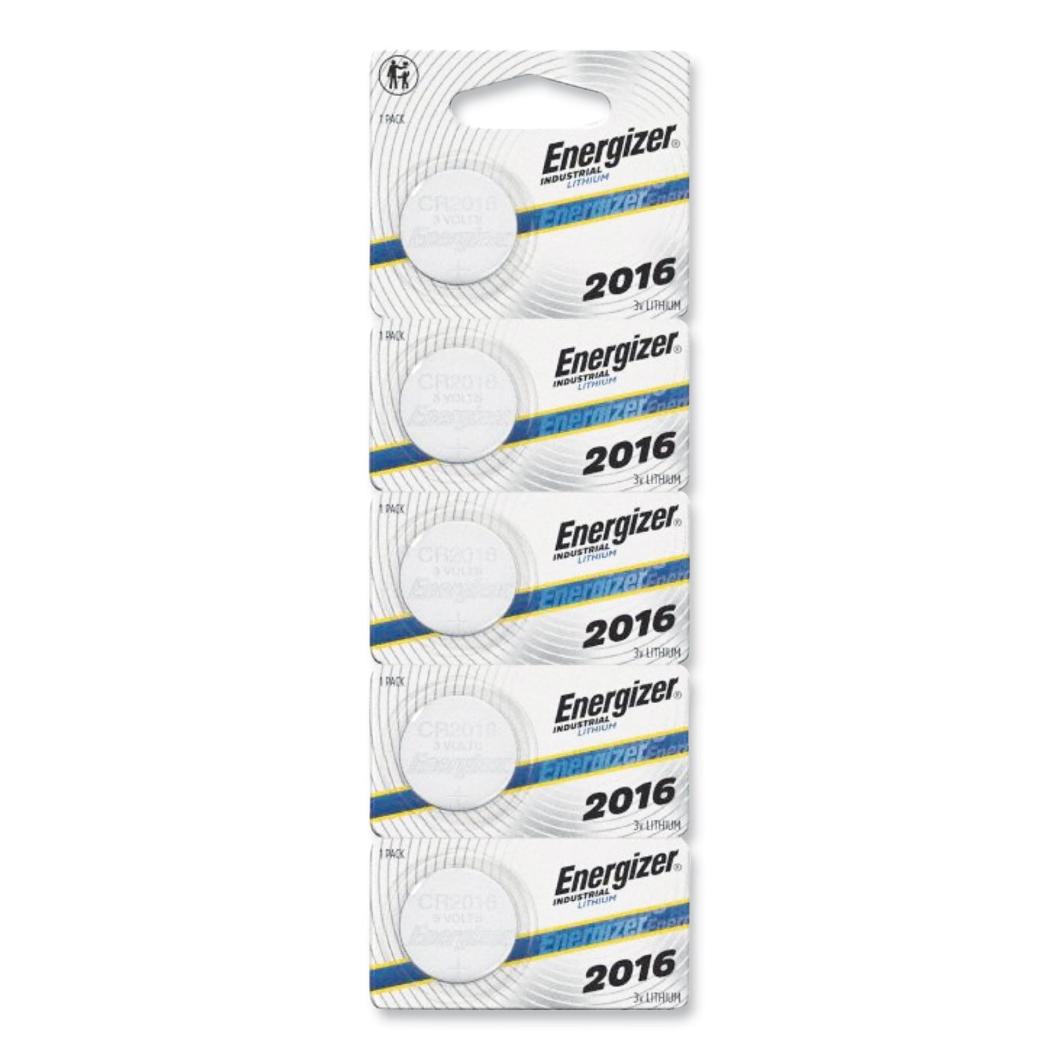 Energizer Industrial Coin Cell Lithium Battery, 5 Pack