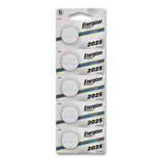 Energizer Industrial 2025 Lithium Coin Cell Batteries, 5 Pack