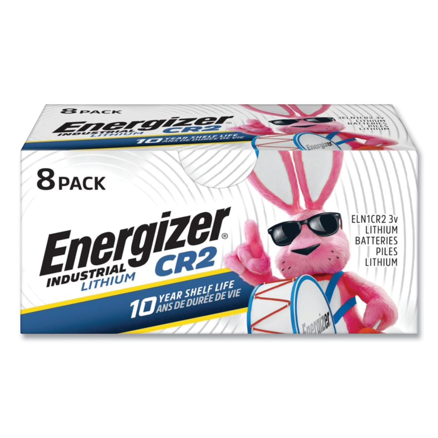 Energizer Industrial CR2 Lithium Batteries, 8 Pack