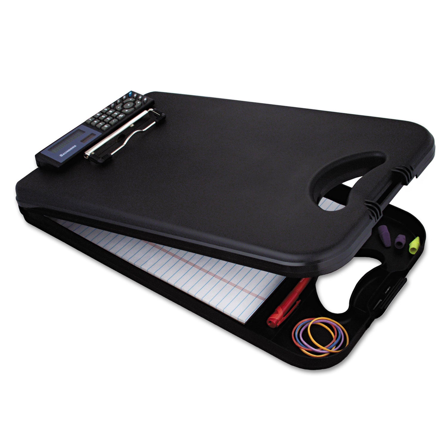 Storage for Stationary - Bottom Opening - 10" x 16" Sheet Size - Polypropylene - Black - 1 Each
