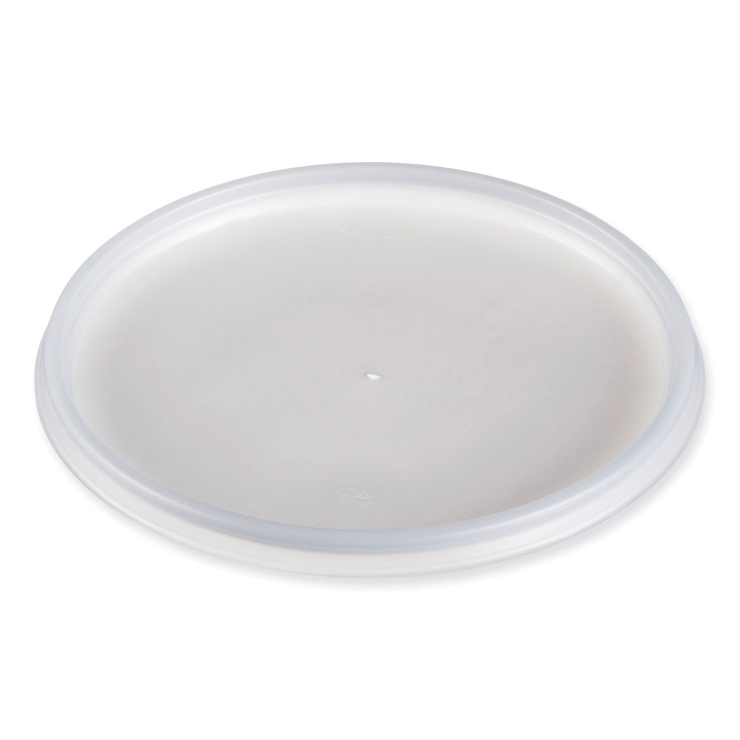 4.8" Diameter - High Impact Polystyrene (HIPS) - Translucent - 100/Pack - 10 / Carton