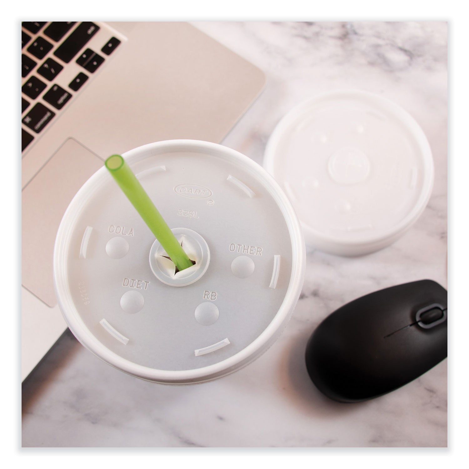 4.8" Diameter - High Impact Polystyrene (HIPS) - Translucent - 100/Pack - 10 / Carton