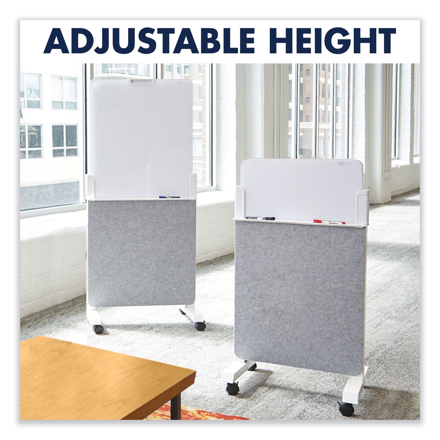 White Tempered Glass Surface - Gray Frame - Assembly Required - 1 Each