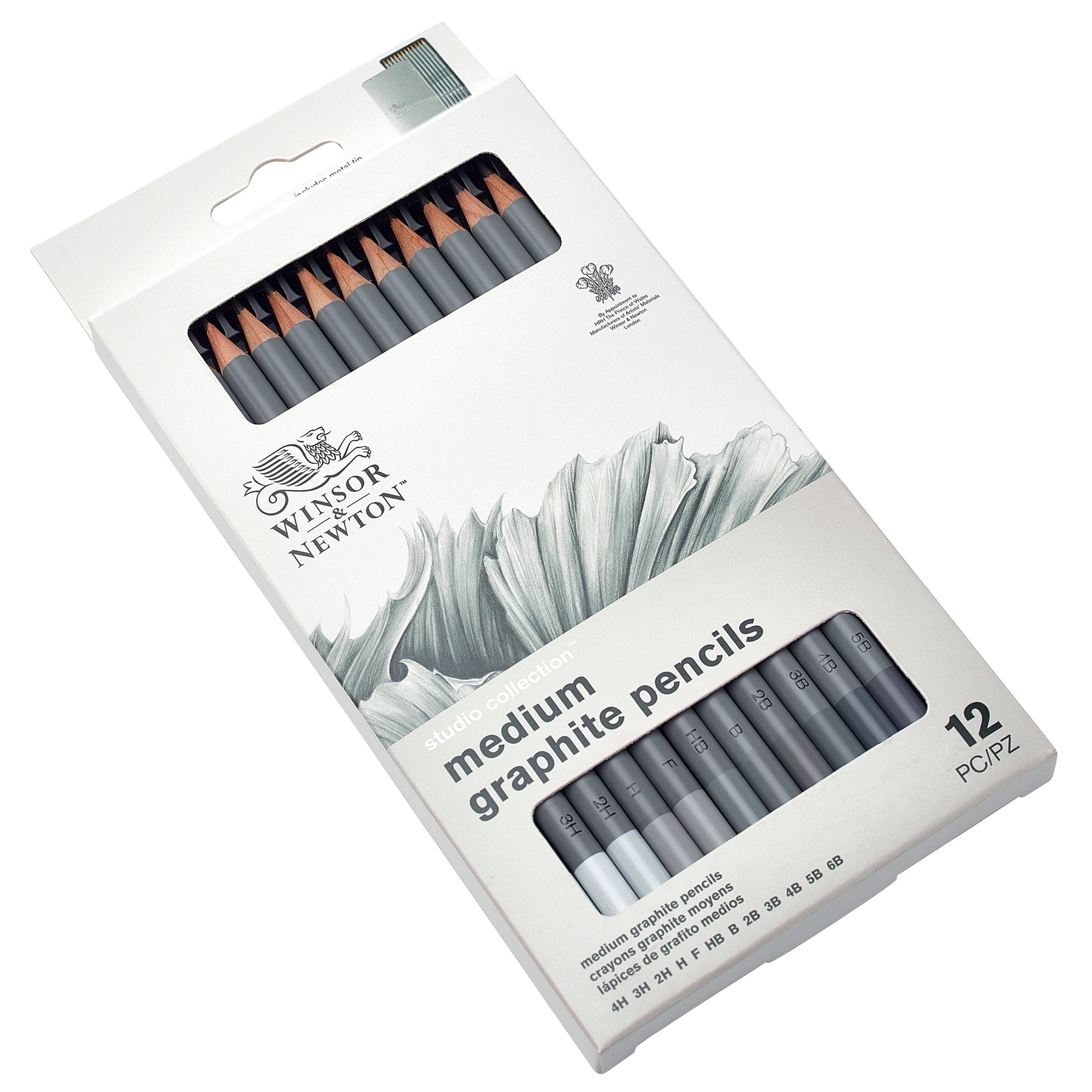 WN Studio Collection Graphite Pencil Tin - Med - 12pc