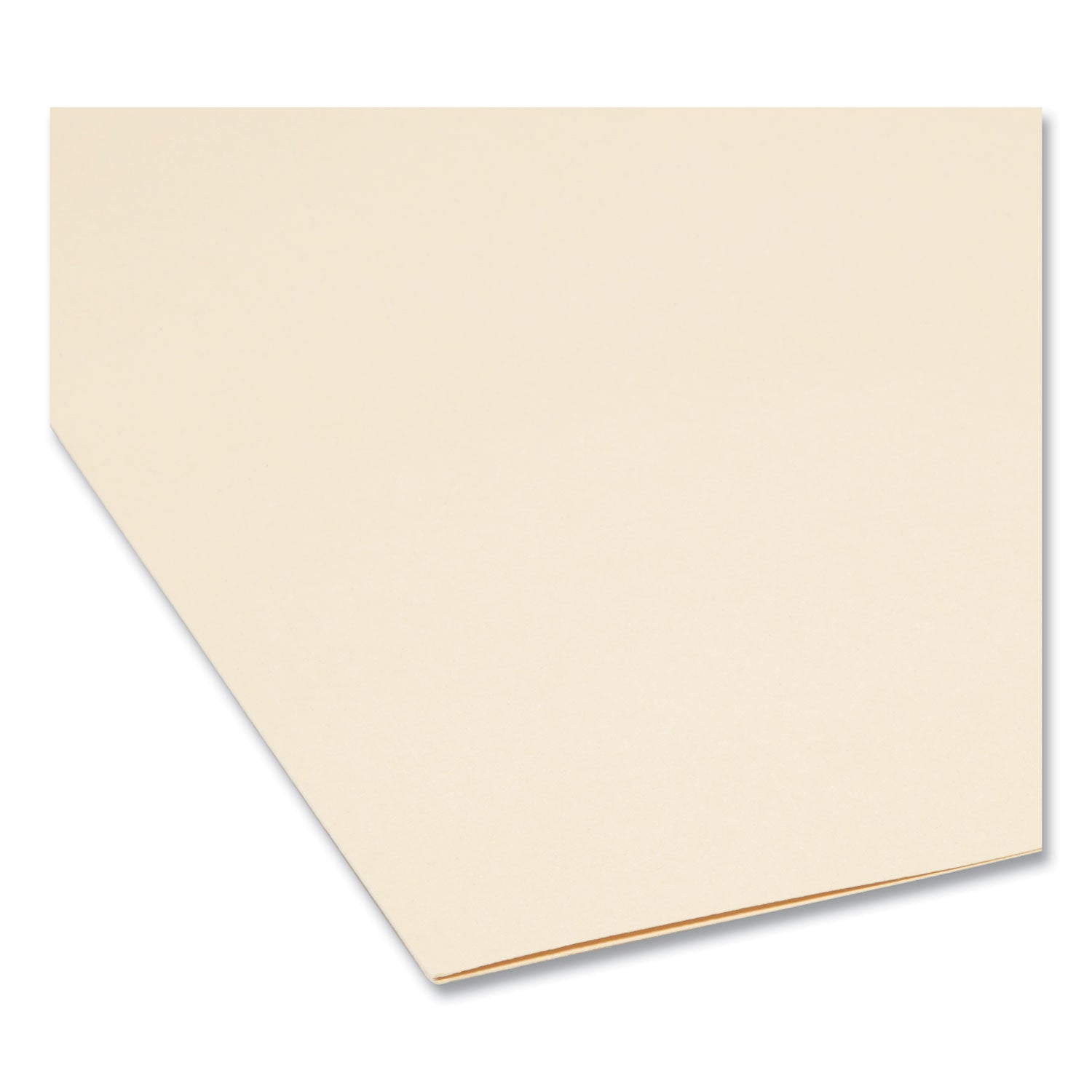 Smead 1/3 Tab Cut Letter Recycled Top Tab File Folder - 8 1/2" x 11" - Top Tab Location - Assorted Tab Position - 11 pt. - 2 Plys - Manila - Acid-free, Reinforced Tab - 100% Recycled - 100 / Box