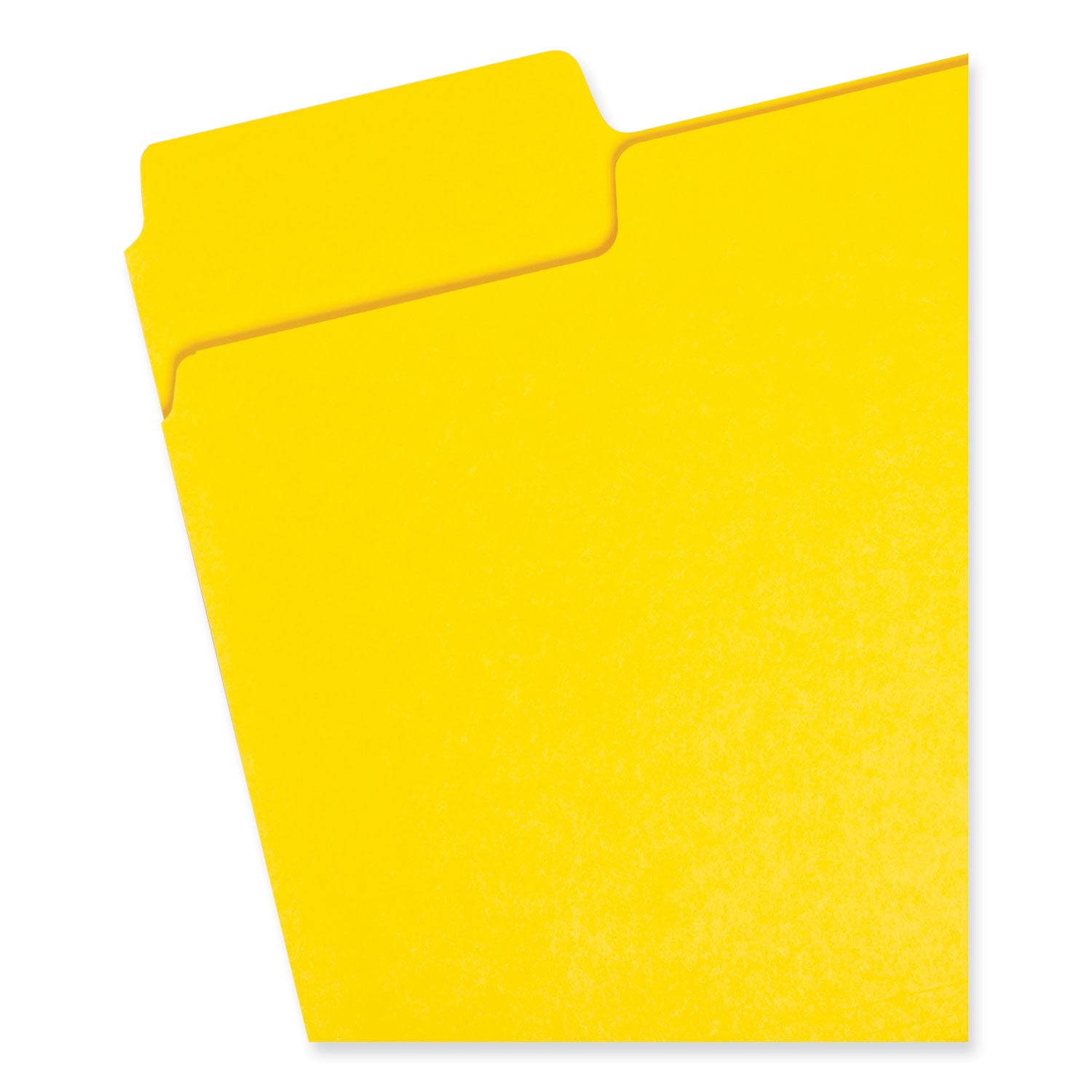 Smead SuperTab 1/3 Tab Cut Letter Recycled Top Tab File Folder - 8 1/2" x 11" - Assorted Tab Position - 11 pt. - Blue, Green, Red, Yellow - 10% Recycled - 24 / Pack