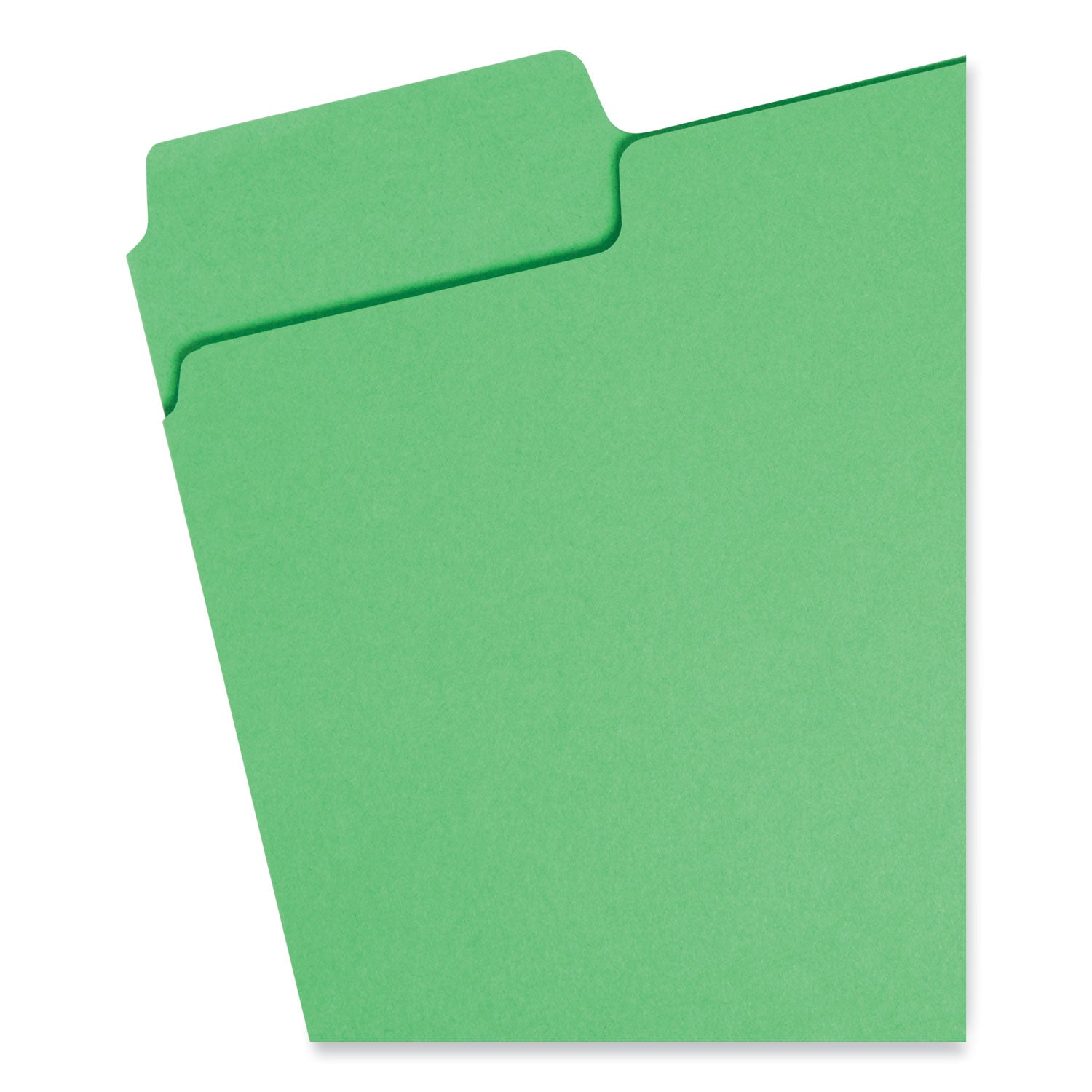 Smead SuperTab 1/3 Tab Cut Letter Recycled Top Tab File Folder - 8 1/2" x 11" - 3/4" Expansion - Top Tab Location - Assorted Tab Position - 11 pt. - 1 Plys - Blue, Green, Yellow, Red - 10% Recycled - 100 / Box