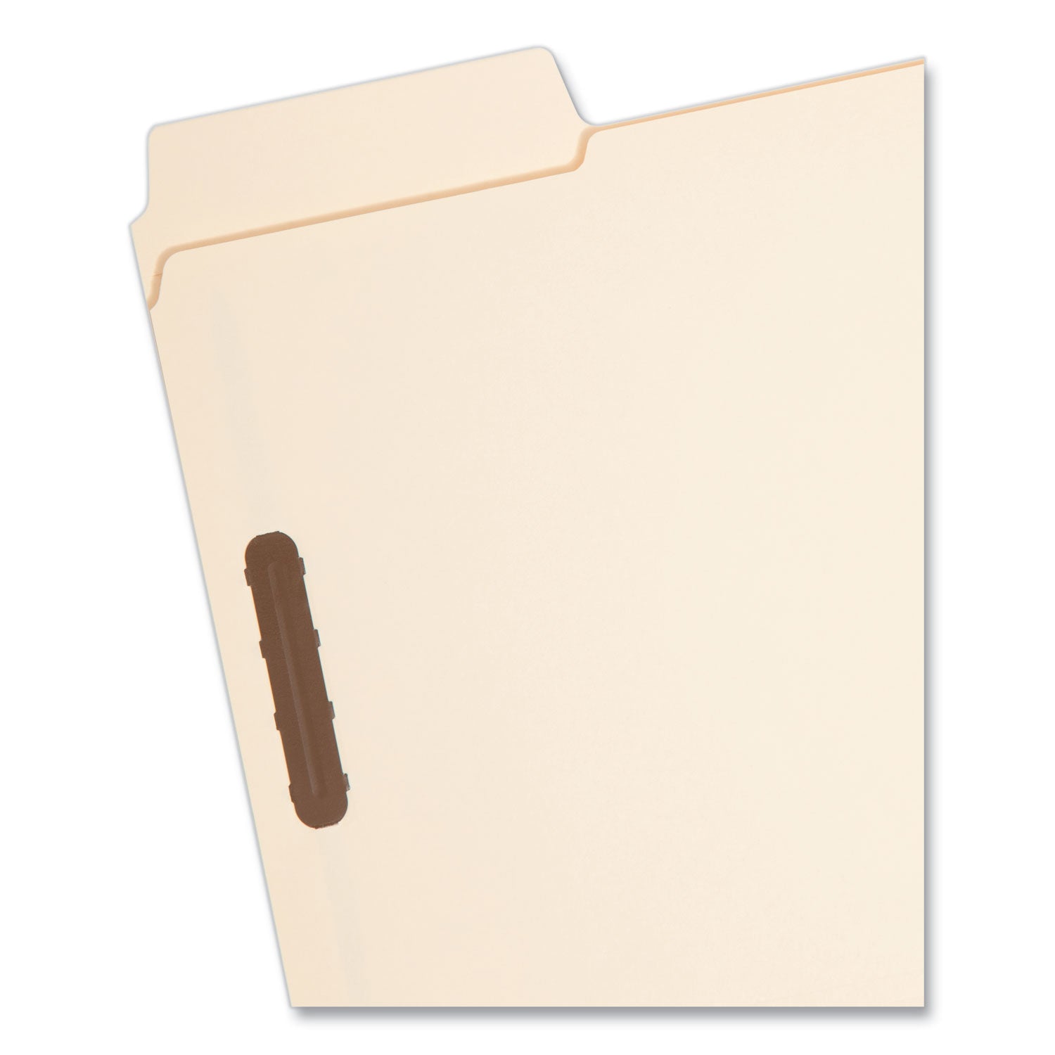 Smead SuperTab 1/3 Tab Cut Letter Recycled Fastener Folder - 8 1/2" x 11" - 3/4" Expansion - 2 x 2K Fastener(s) - 2" Fastener Capacity - Top Tab Location - Assorted Tab Position - 11 pt. - 2 Plys - Manila - Reinforced Tab - 10% Recycled - 50 / Box