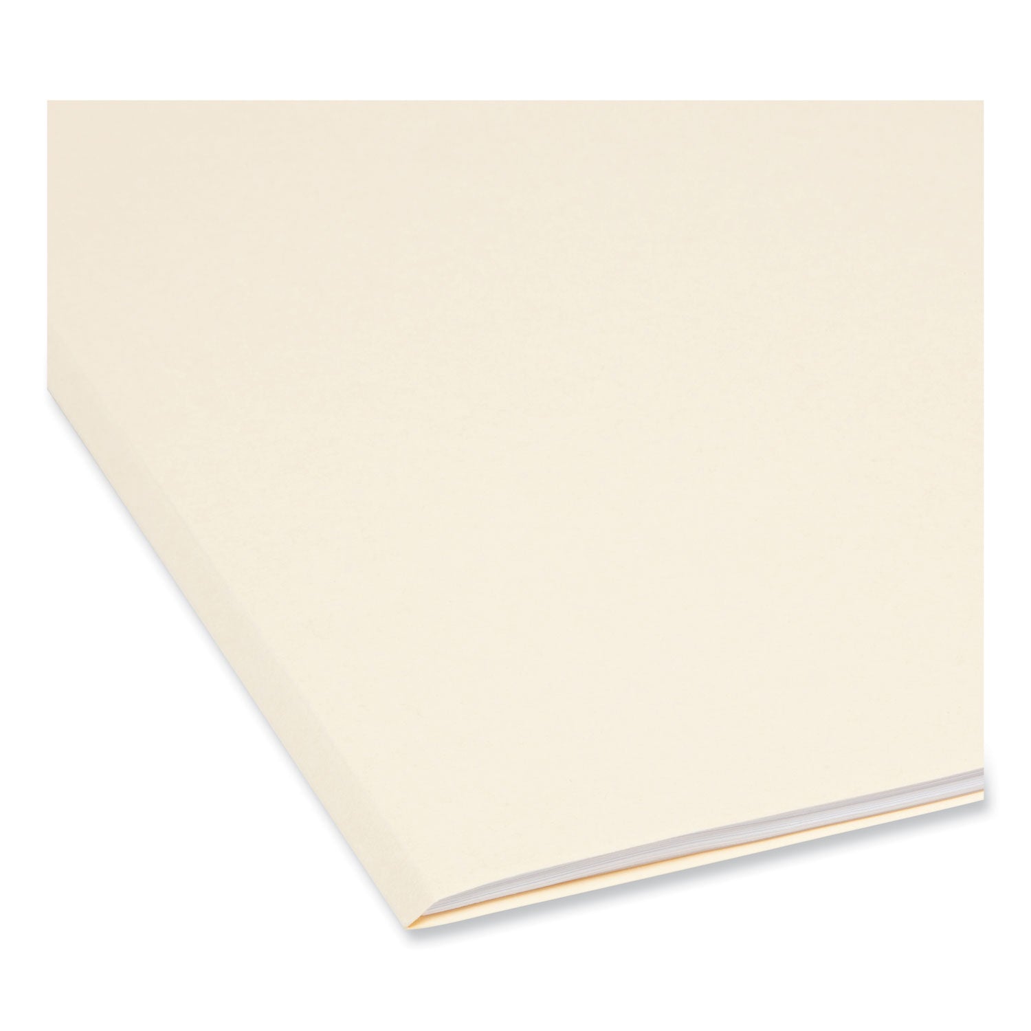 Smead SuperTab 1/3 Tab Cut Legal Recycled Top Tab File Folder - 8 1/2" x 14" - 3/4" Expansion - Top Tab Location - Assorted Tab Position - 11 pt. - 2 Plys - Manila - Label - 10% Recycled - 100 / Box