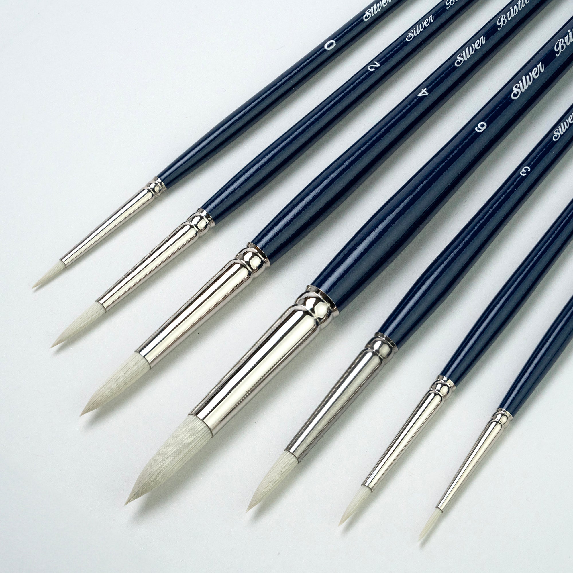 Bristlon Round Brushes, Set of 7