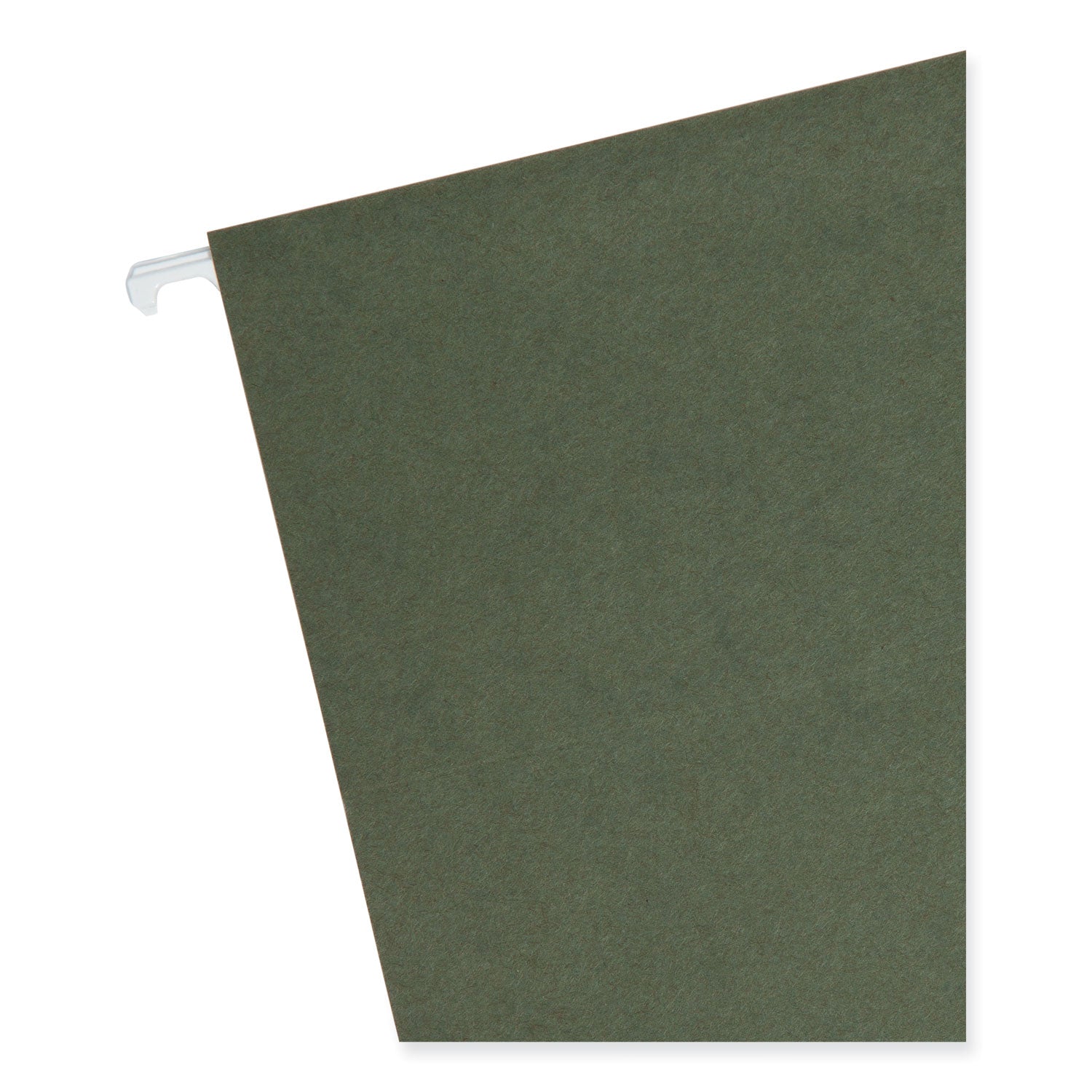 Smead Letter Recycled Hanging Folder - 8 1/2" x 11" - 2" Expansion - 11 pt. - Vinyl - Standard Green - 10% Recycled - 25 / Box