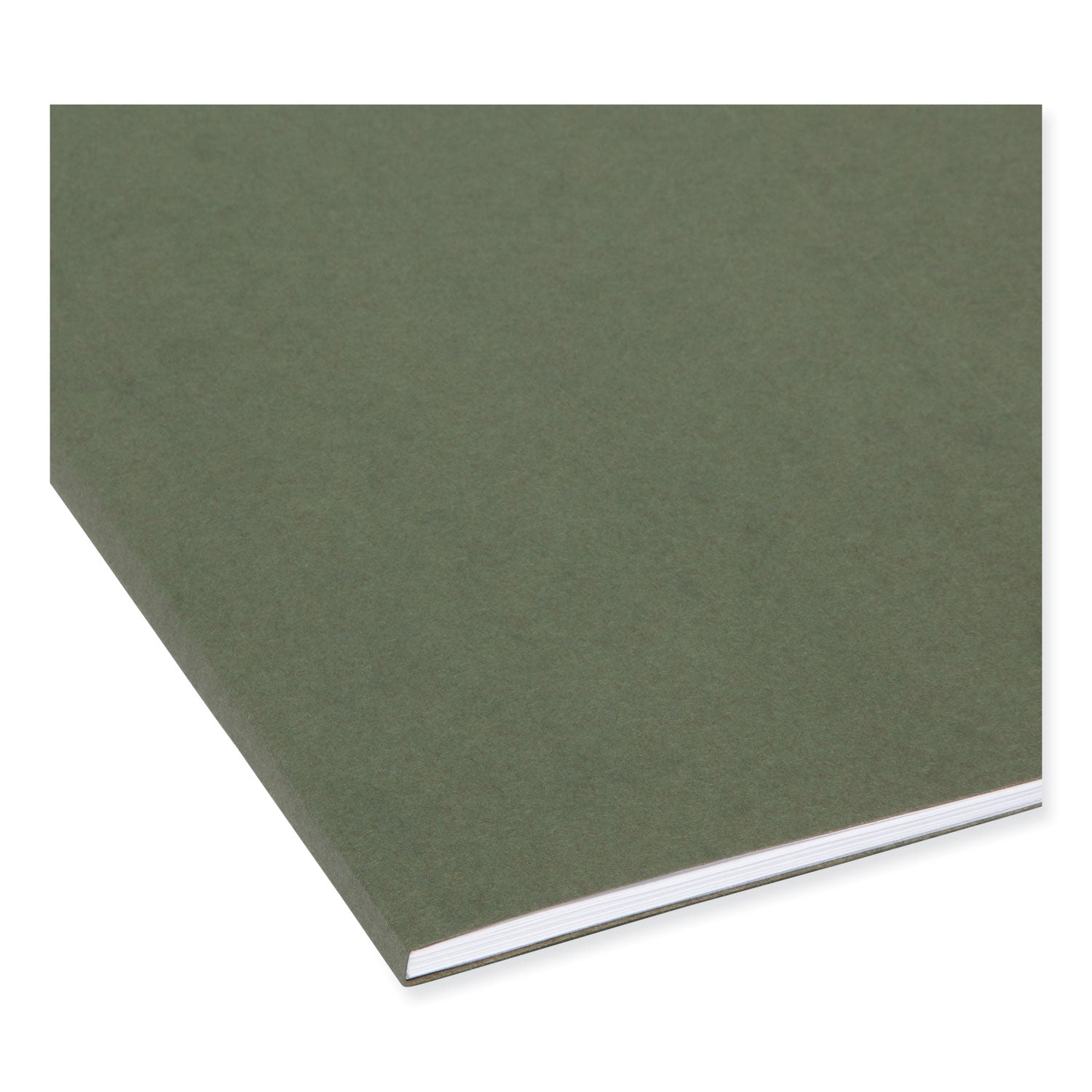 Smead Letter Recycled Hanging Folder - 8 1/2" x 11" - 2" Expansion - 11 pt. - Vinyl - Standard Green - 10% Recycled - 25 / Box