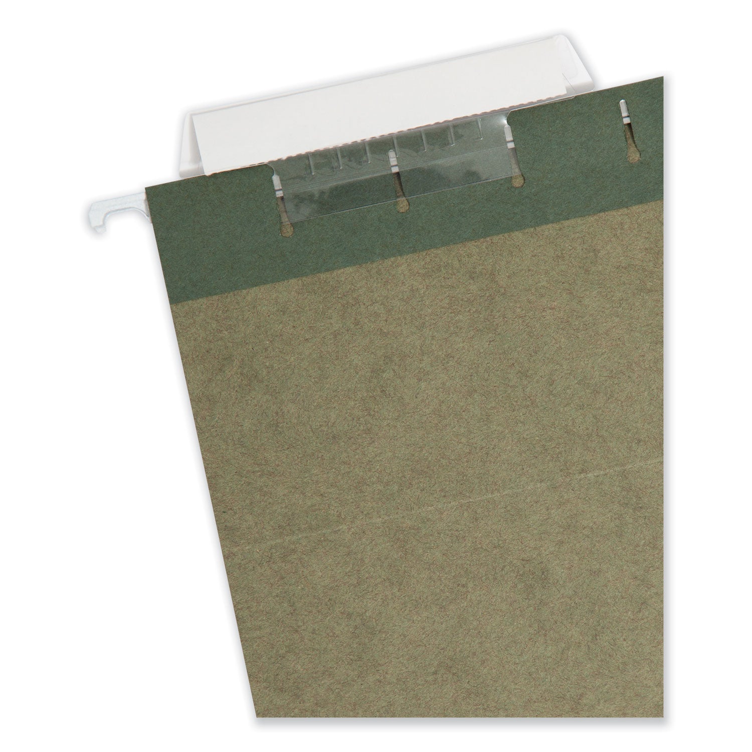 8 1/2" x 14" - Top Tab Location - Assorted Tab Position - 11 pt. - Vinyl - Standard Green - 10% Recycled - 25 / Box