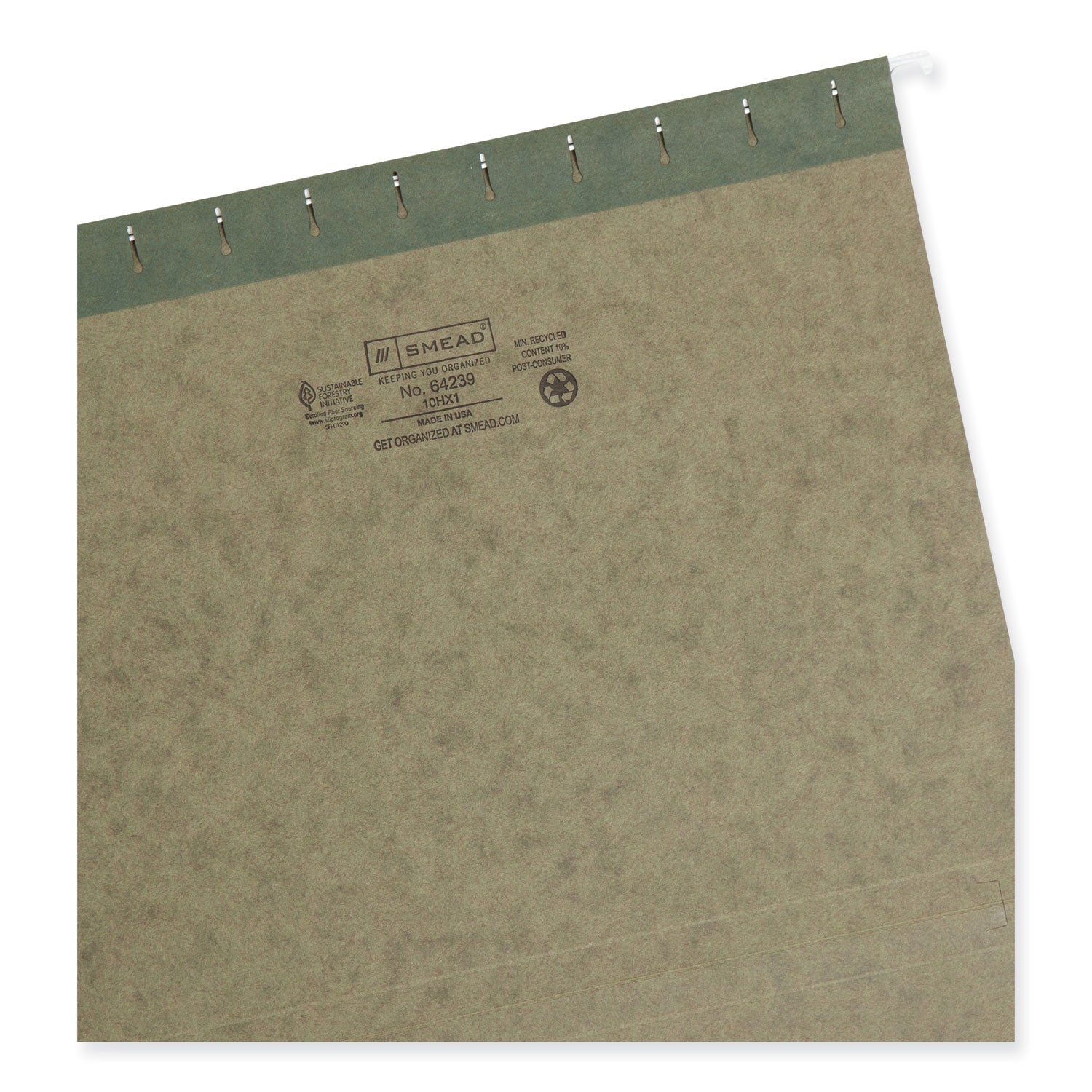 Smead Letter Recycled Hanging Folder