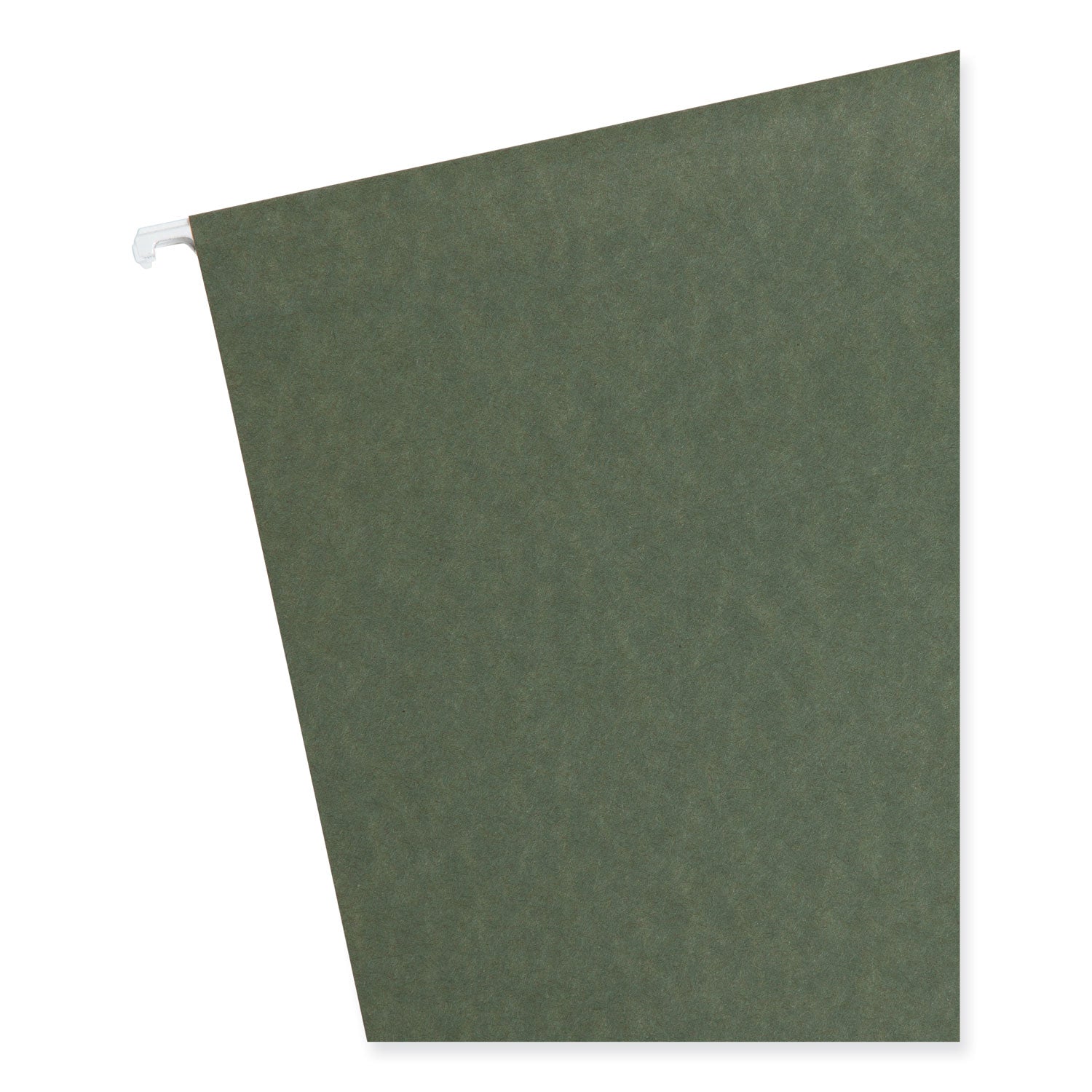 Smead Letter Recycled Hanging Folder - 8 1/2" x 11" - 3" Expansion - 11 pt. - Pressboard - Standard Green - Reinforced Base - 10% Recycled - 25 / Box