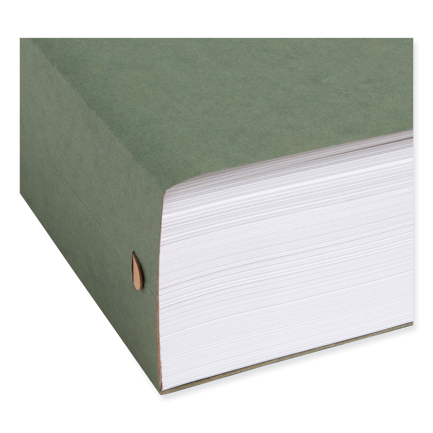 Smead Letter Recycled Hanging Folder - 8 1/2" x 11" - 3" Expansion - 11 pt. - Pressboard - Standard Green - Reinforced Base - 10% Recycled - 25 / Box