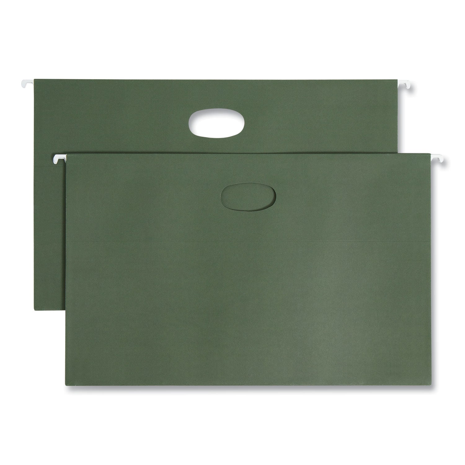 Smead Legal Recycled Hanging Folder - 8 1/2" x 14" - 1 3/4" Expansion - 11 pt. - Standard Green - 30% Recycled - 25 / Box