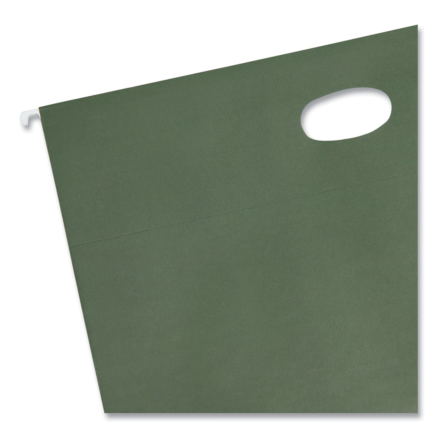 Smead Legal Recycled Hanging Folder - 8 1/2" x 14" - 3 1/2" Expansion - 11 pt. - Standard Green - 30% Recycled - 10 / Box