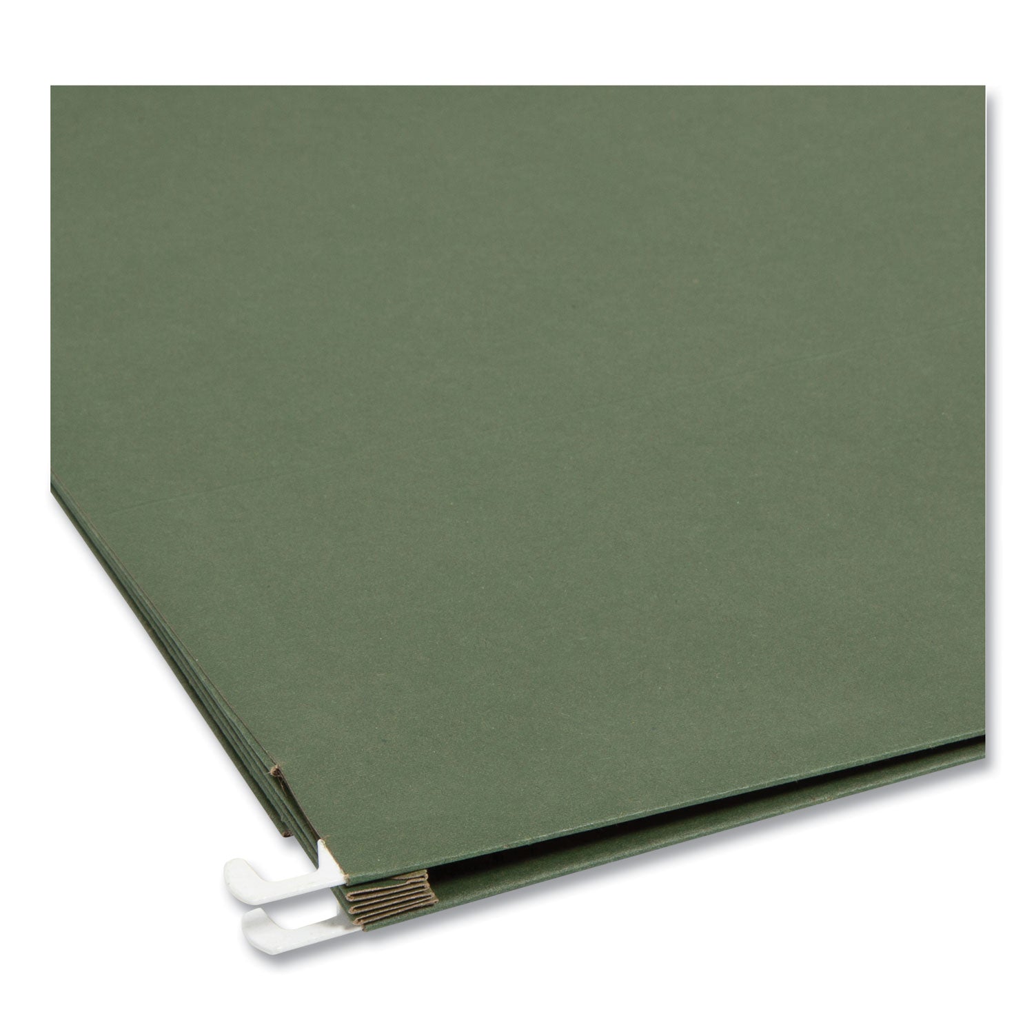 Smead Legal Recycled Hanging Folder - 8 1/2" x 14" - 3 1/2" Expansion - 11 pt. - Standard Green - 30% Recycled - 10 / Box